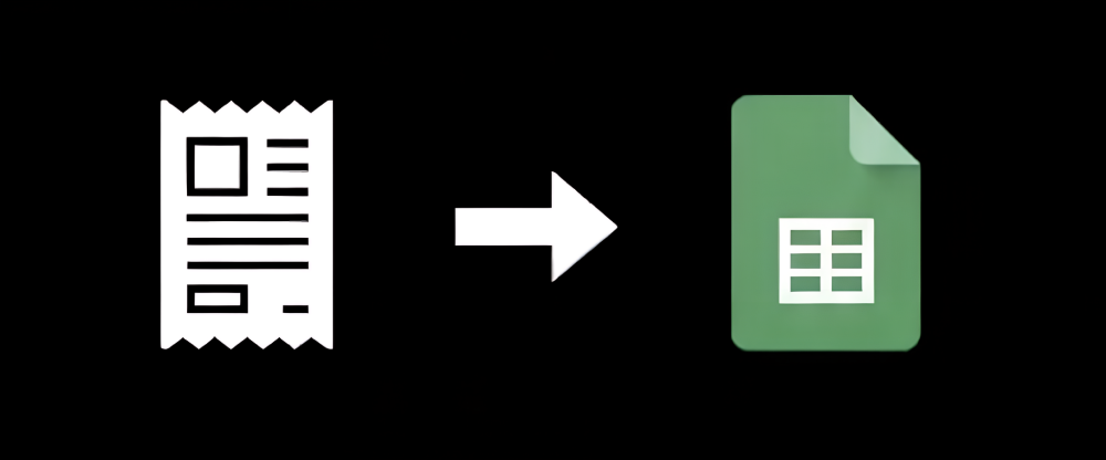 Receipt automatically added to Google Sheets